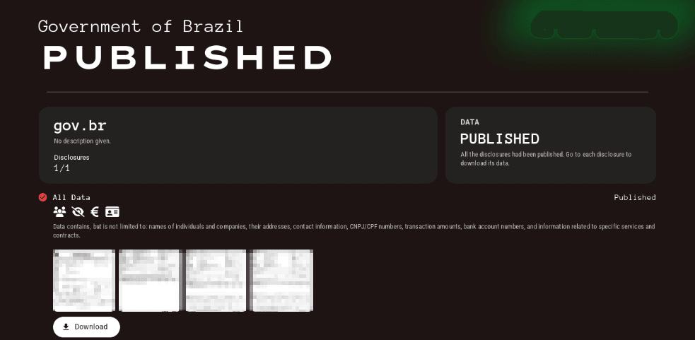 Imagem 2. Post em fórum da dark web reivindica ataque bem-sucedido do grupo de ransomware KillSec ao gov.br